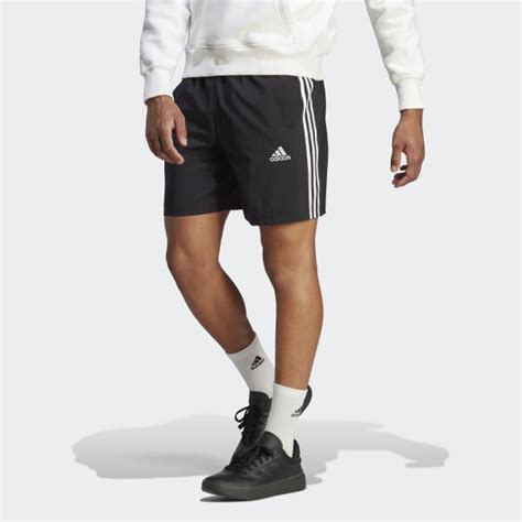 adidas herren kurze schwarze sporthose essentials 3-stripes hsj shorts|AEROREADY Essentials Chelsea 3.